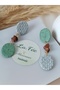 Bohemian & Ethnic Pattern Textured Bead Detail Dangle Women Earrings Polymer Clay Earrings - 4