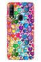 General Mobile Gm 20 Pro Case Printed Silicone Case Uv Heart Drawing