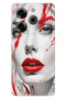 Tecno Pova 6 Pro Case Colorful Printing Soft Cover Flexible Silicone Lady