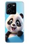 Vivo Y22S -Y35 Case Colorful Tpu Uv Printed Patterned Silicone Panda