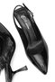 Elit Calissa Women's Genuine Patent Leather Classic Heeled Shoes Black - 5