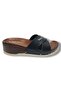 Capri 9002-25 leather cross strap capri buckle women's slippers - 2