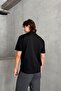 Men's Oversize Half Fisherman Knitwear Short Sleeve T-Shirt - 6