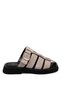 Elit Florencia Women's Genuine Suede Leather Orthopedic Flat Slippers Gray - 7