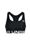 Ua Hg Mid Branded 1383544-001 Black Sports Bra