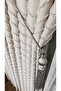 Linen Textured Bearded Light Gray Silver Board Background Curtain Luxury Heavy Weight Single Wing 1/3 Frequently Pleated - 2