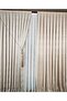 Linen Textured Gold Lurex Multicolor Cream Stone Board Background Curtain Heavy Weight Single Wing Frequently Pleated - 6