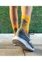 5-Piece Bamboo Colored Seamless Running Sports Heel Toe Reinforced Moisture Absorbing Fit Men's Socks Set 3209 - 5