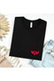 Love Icons Heart 3 Hearts Printed Unisex Regular Fit T-Shirt - 2