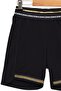 Girl's Black & White 2-Piece 100% Cotton Elastic Waist Shorts - 5