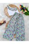 Girl's Floral Baggy Suit - 3