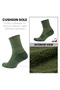 2 Pack Combed Cotton Seamless Colorful Ribbed Sports Socks for Men and Women with Towel Bottom 3502 - 5