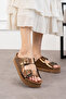 Tokyo Genuine Leather Cork Sole Orthopedic High Eva Women's Slippers - 5