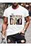 Unisex the Walking Dad Printed Oversized T-Shirt