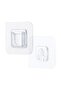 Aveo 10-Set Item Fixing Hanger Transparent Reversible Adhesive Snap Clips
