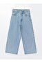 Girl's Jean Pants with Adjustable Elastic Waist (S5) - 3
