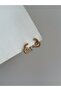 Steel Rose Gold Heart Form Design Lynn Earrings -Non Tarnish-