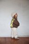 Yellow Back Printed Children's Tracksuit Set