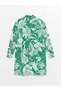 Lcwaikiki Classic Green Print Women's Shirt Tunic - 7