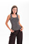 Summer Brown Glitter Knitwear Blouse