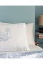 Arlette Double 100% Cotton Karde Printed Pique Set - Blue - 4