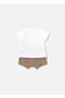 Baby Boy T-Shirt Shorts Suit White 1206 - 6