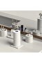Composite Granite, Marble Paper Towel Holder and Napkin Holder with Silver Metal Handle - 3