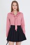 Women's Rosewood Tie Detail Shirt ARM-25Y001030 - 3