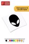 Alien Head - Vehicle, Car, Laptop, Wall Compatible Sticker 20*30 cm