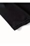 Black Casual Short Sleeve T-Shirt for Women Front and Back Techno Cartoon Bear Printed - 4