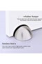 4PCS Door Stops, Stainless Steel Door Stopper Floor Mounted, Oval Adhesive Door Stop with Adhesive P - 5