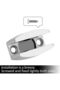 Floor Bottom Guide, 304 Stainless Steel Floor Door Stopper Bumper Wall Protector for Frameless Slidi - 2
