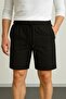 Men's 3-Pack Linen High Quality Soft Cotton Shorts No Pilling No Sweat - 4