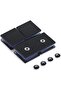 Ranbo 304 Stainless Steel 180 Degree Square Frameless Glass Clamp Connector/Shower Door Fixed Panel/ - 2