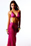 Dera Knitted Long Skirt (Fuchsia) - 3