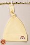 Unisex Baby Crest Detailed Laced Combed Organic Cotton Newborn Baby Beanie