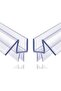 Gulf Light 2 Pack Frameless Shower Door Bottom Seal – Stop Shower Leaks and Create a Water Barrier