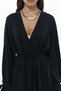 Donna Black Kimono Pants Set - 7