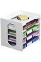 5 Tier Paper Organizer Desk File Holder, Letter Tray A4 Document Storage Rack for Home Office Use - 3
