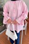 Sleeve Tunnel Rope Detailed Shirt Candy Pink - 2