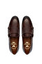 Men's Genuine Leather Brown Loafer Shoes - 6