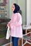 Sleeve Tunnel Rope Detailed Shirt Candy Pink - 4