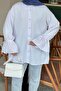 Sleeve Tunnel Rope Detailed Shirt White - 3
