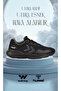 Mntr Unisex Black Sports Shoes Lightweight Flexible Black Summer Sneaker - 5
