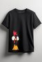 Maniac Rooster Printed Unisex T-Shirt