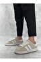 Lace-Up Men's Casual Shoes Stone Gray - 3