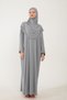 Women's Hijab Cotton Headscarf Prayer Dress Lace One Piece Combed Cotton Fabric - 7