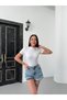 Fisherman Short Sleeve Cotton Bodysuit Black, Beige, White Half Fisherman Bodysuit High Neck T-Shirt T-Shirt - 9
