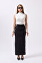Liora Siyah Maxi Basic Etek - 4