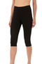 Özkan 0458 3-Pack Women's 95% Cotton Lycra Single Jersey Fabric Flexible Comfortable Soft Below Knee Capri Leggings - 3